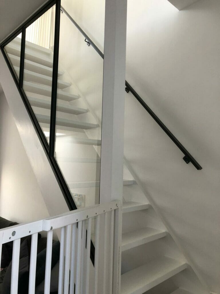 Stalen balustrade voor trap — industriële stijl Amstyle